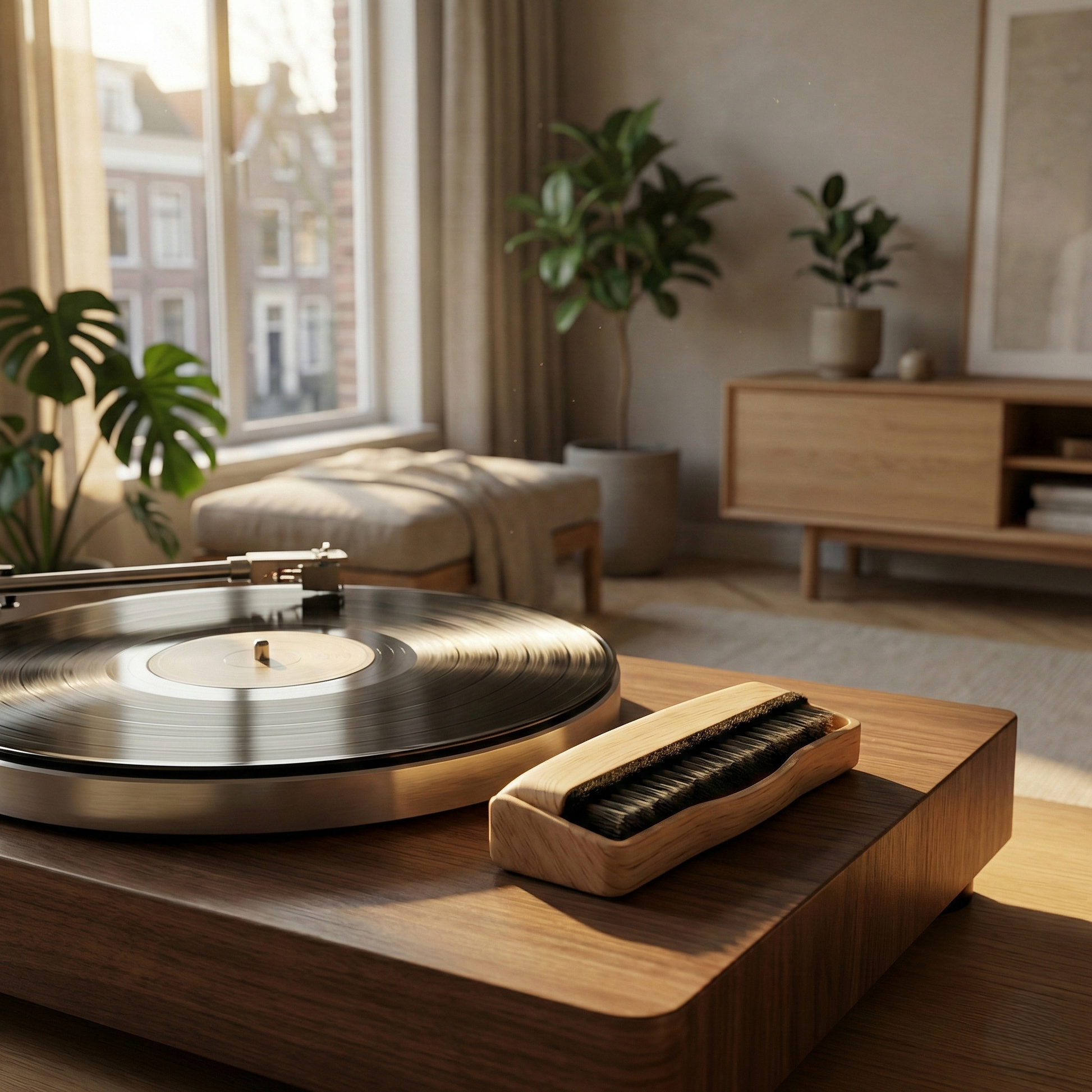 Vinyl Borstel | Anti-Statisch Carbon Fiber